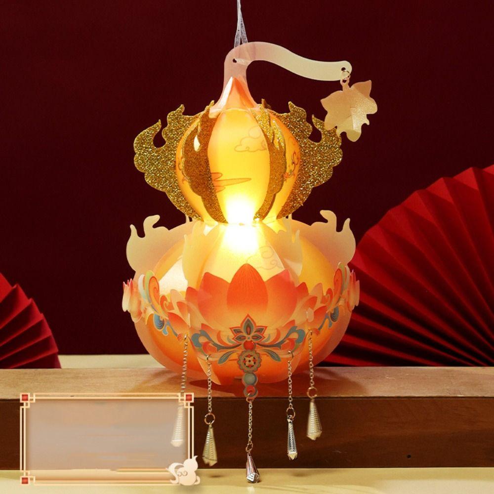 Chinese Style Spring Festival Luminous Lantern Children Handheld Lantern Home New Year Gift