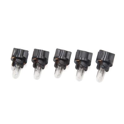 Car Light T5-V2 Amber LED Dashboard Indicator Signal Light Bulb for Car Interior 5pcs