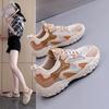 Forrest Gump Shoes Women's Feet Show Small Color Matching Dad Shoes 2025 Spring New Versatile Sports and Leisure Shoes Women's Q3002