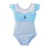 Ruffle Sleeve Ballet Leotard Girls Kids Gymnastics Bodysuit Ballerina Fairy Party Dancing Training Performance Dancewear