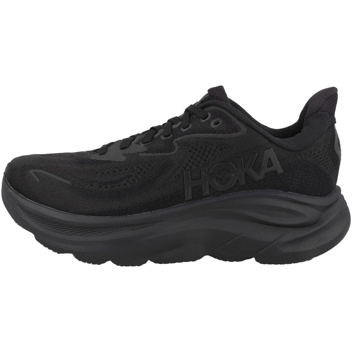 

HOKA Clifton 10 Running Black Cushioned Sneakers for Running and Walking Shoes, (1162031-BBLC), Ultra-Lightweight (Black/Size 23.0/Women s) чёрный
