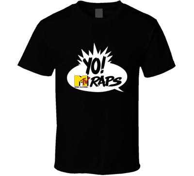 MTV Yo Raps Black T Shirt