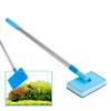Aquarium Cleaning Tool Adjustable Long Handle Rustproof Algae Scraper Fish Tank Cleaner Accessories for Aquarium Turtle Reptile