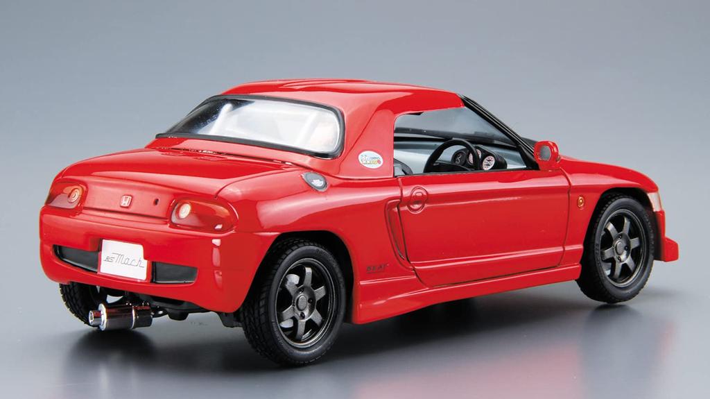 Aoshima Bunka Kyozai The Tuned Car Series 38 Honda RS Mach PP1 Beat 1991 Plastic Model Kit 1/24 No.