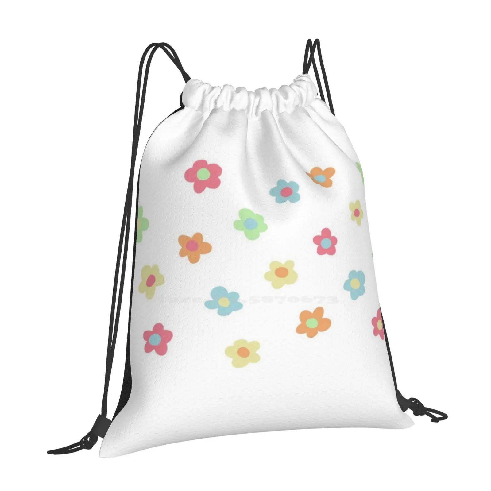 Simple Kidcore Aesthetic Flower Pack 18 New Arrivals Unisex Bags Student Bag Backpack Hobicore Aesthetic Hobicore Flowers OneSize