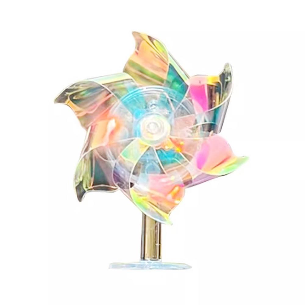 Car Motorcycle Handlebar Wind Energy Colorful Lights Windmill Ornaments Led Lights Self-Adhesive Bicycle Helmet Decorations