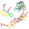 300/500/800/1000/1200Pcs Plastic 3D Building Blocks Stick Building Blocks  Children Education