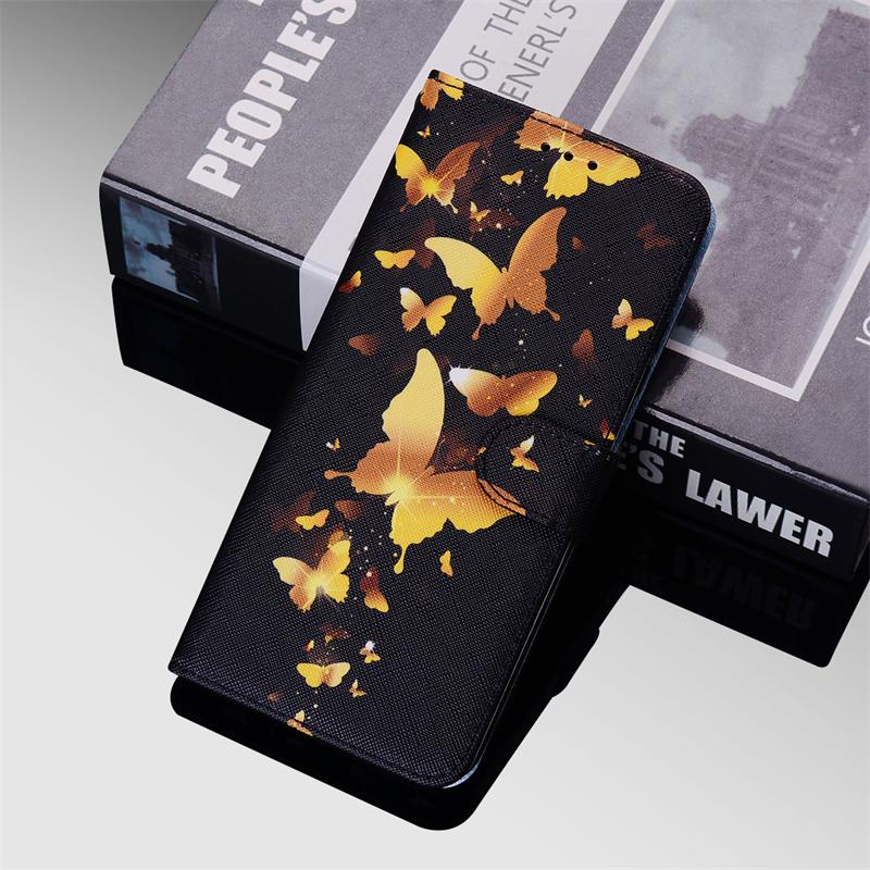 Flip Wallet Phone Case For Huawei Honor 8, 9, 10, 20 Lite, 10i, 20i - PU Leather Cover With Stand