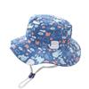 Children's hat for boys, summer baby fisherman hat, thin Korean style, large brim sun hat for older children, fashionable and trendy for girls