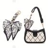 Extendable Chain Strap with Elegant Bow - Interchangeable Handbag, Purse, Backpack Strap - Compatible with Designer Bags
