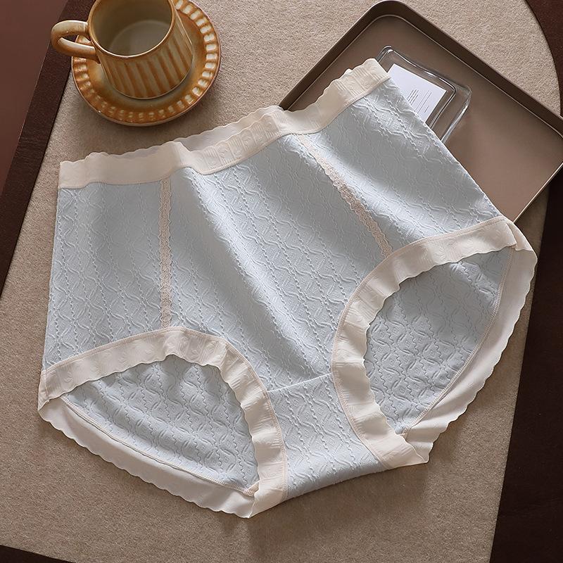 High Waist Plus Size Slips Hüftbedeckend Ohne Schritt Reiner Baumwolle Dreieck Damen Slips