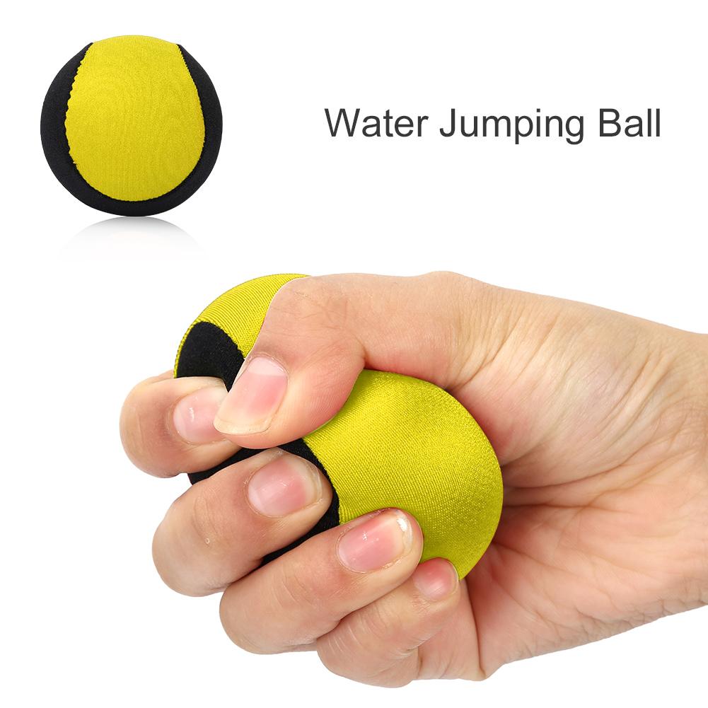 Water Bouncing Outdoor Pool Bch Bouncing Sports Game Toy for Family Friends Black+Blue