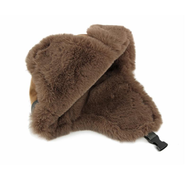 Bombermütze Herren Damen Winter Warm Kalt Mütze Imitation Kaninchen Plüsch Ohrenschutz Winddicht Skimütze