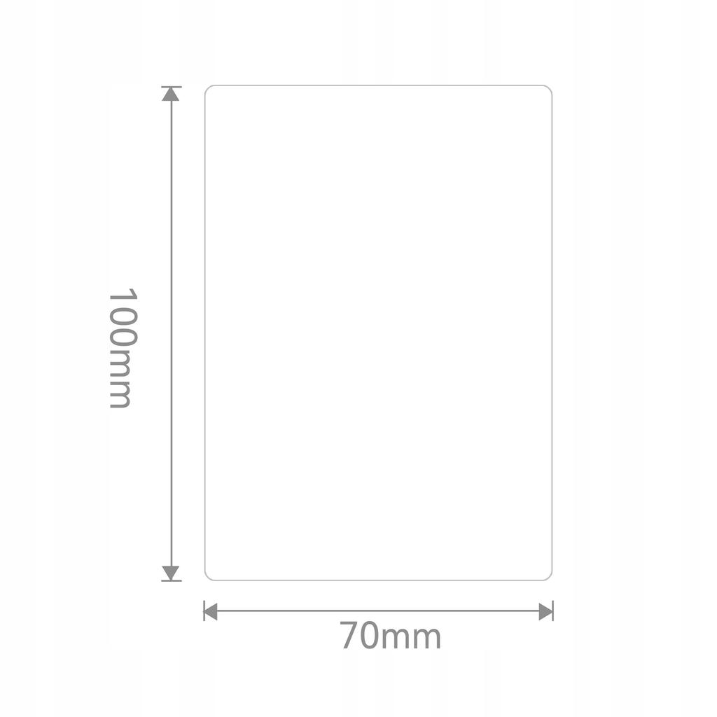 Niimbot Labels Stickers 70*100Mm White 290Pcs For K3/W Printer Original