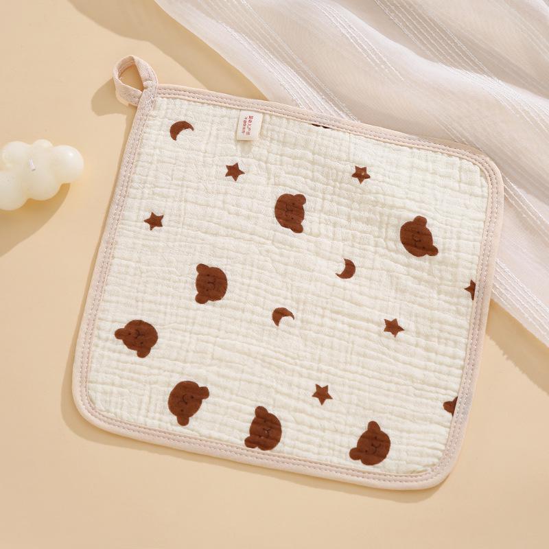 Pure Cotton Baby Gauze Towel & Small Drool Bib Set for Newborns - Soft & Gentle A-Class