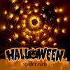 Spider Web Led String Lights For Halloween Decor With 1.2m 70led