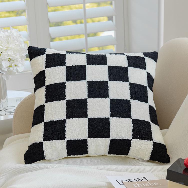 

Скандинавский стиль Вышитая холщовая наволочка для диванной подушки и подушки для спины Cover + Premium Insert