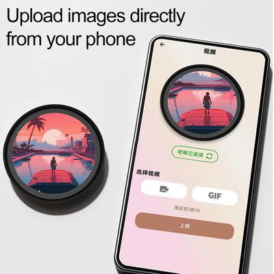 Dynamic Electronic Display Outdoors Party Gifts Small Pendant Fashionable Badge Digital Show Sceen Home Decor
