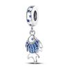 Sea Life Seahorse Whale Charm Charm Bead DIY Jewelry Bracelet Accessories 925 Silver