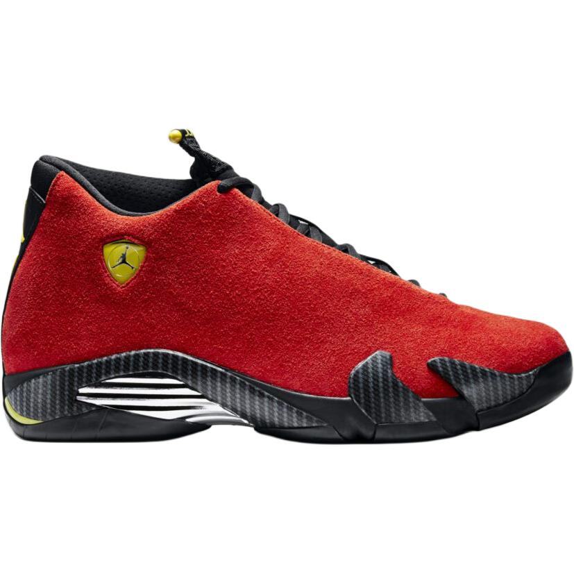 Air Jordan 14 Retro GS Ferrari 2025 Kids Sneakers Red Challenge-Red Black IF5016-600