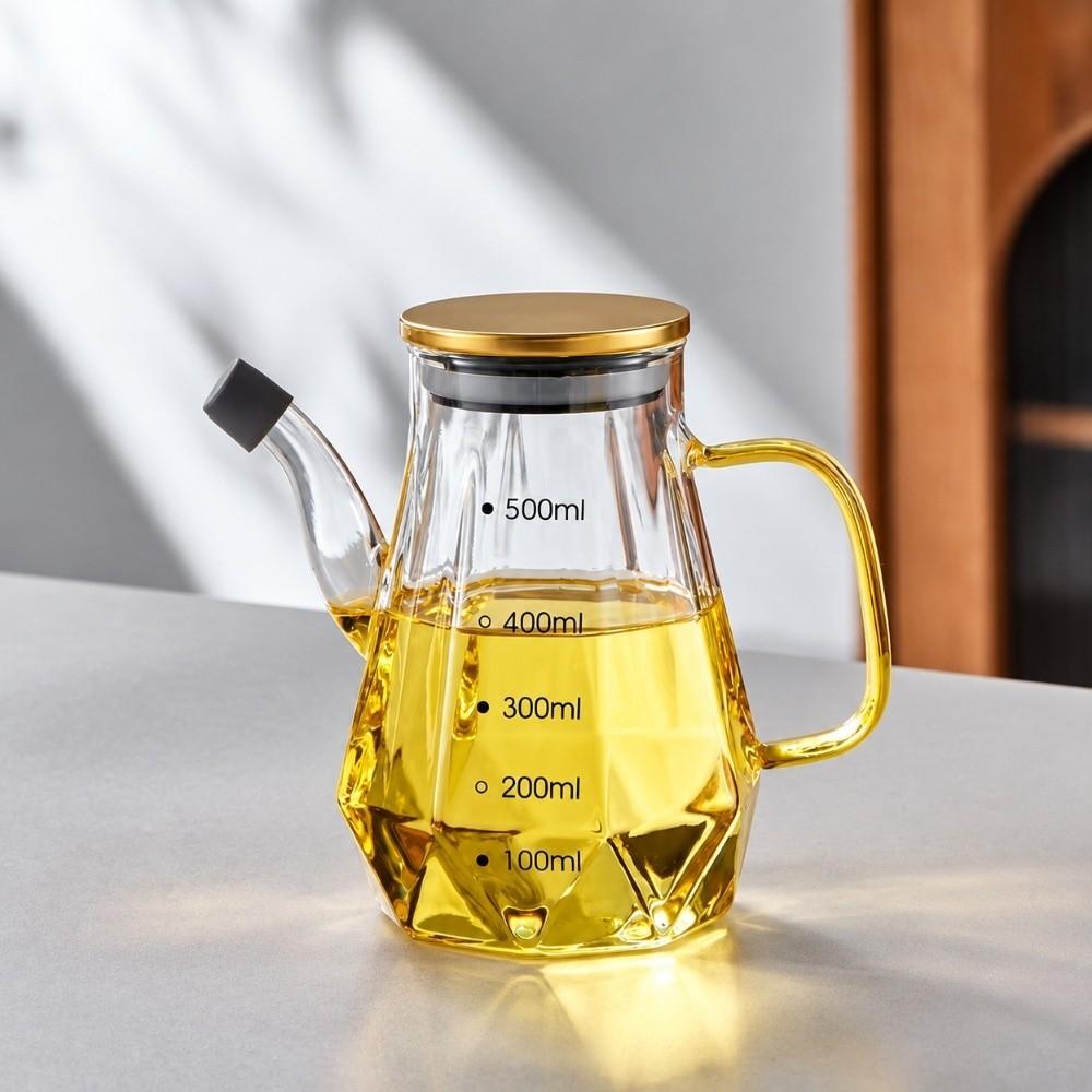 Cut texture Oil Pourer Leakproof Oil Container Kitchen tools Oil Dispenser Kitchen