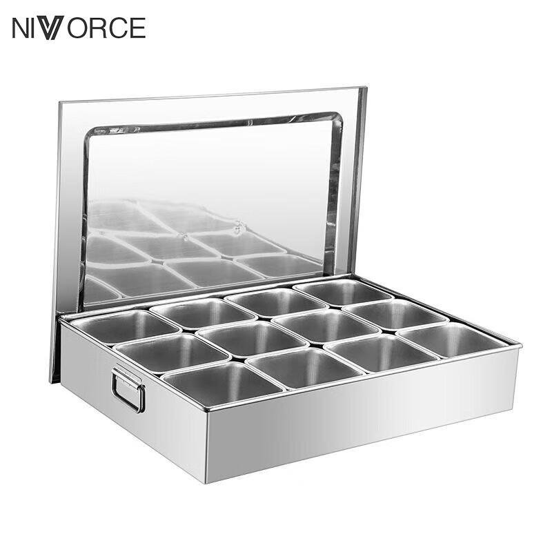 NIVORCE Stainless Steel Spice Organizer
