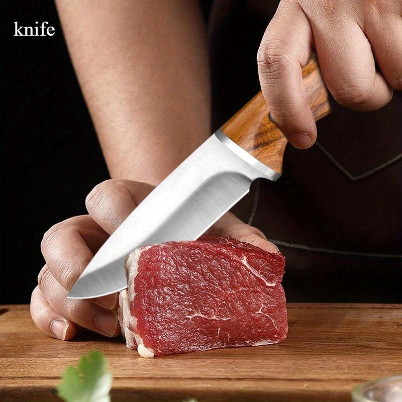 Stainless Steel Boning Knife Meat Fruit Househould Knives Kitchen Knife Meat Cleaver Chef Cooking Knives with Cover