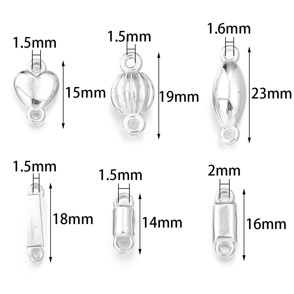 50 Stück CCB Charms Kunststoff Doppel-Loch Charms Verbinder Für Schmuckherstellung DIY Handgemachte Armbänder Halsketten Anhänger Zubehör