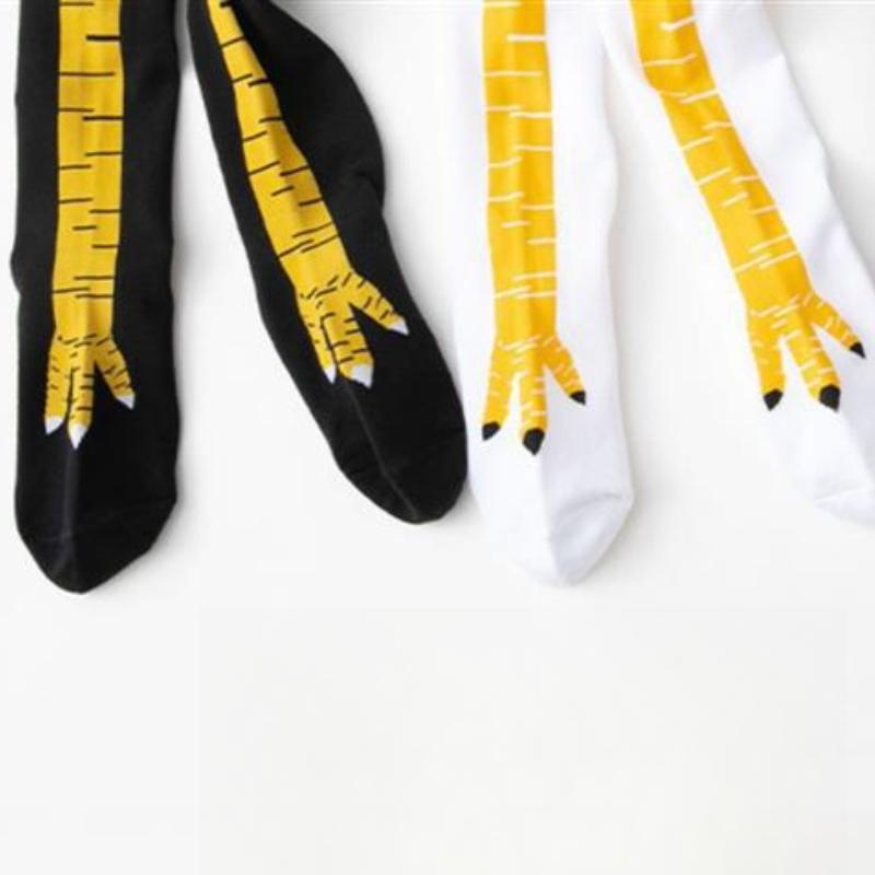 Funny Chicken Paw Stocking Over-knee Pressure Thin Leg Long Stockings Women Middle Socks Girls Socks