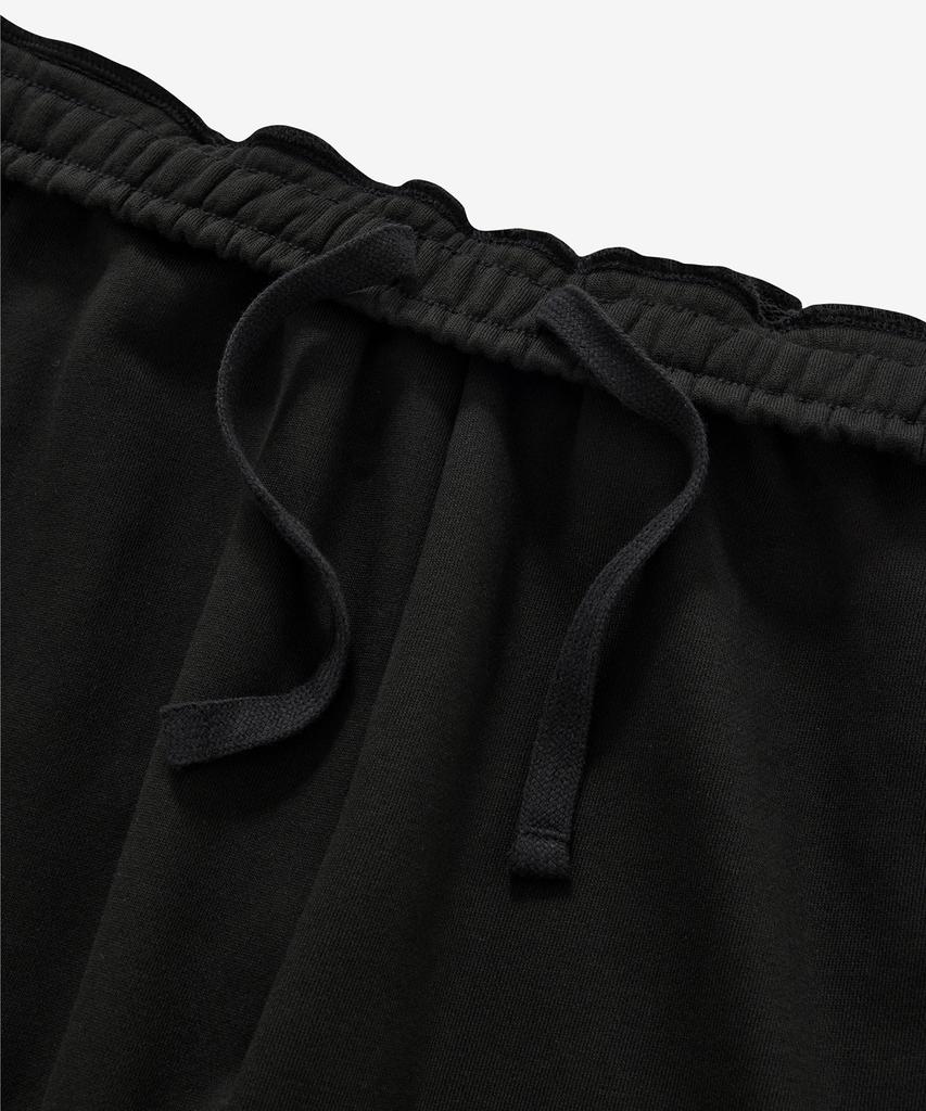 COVERNAT Loose Straight Curved Sweatpants Black