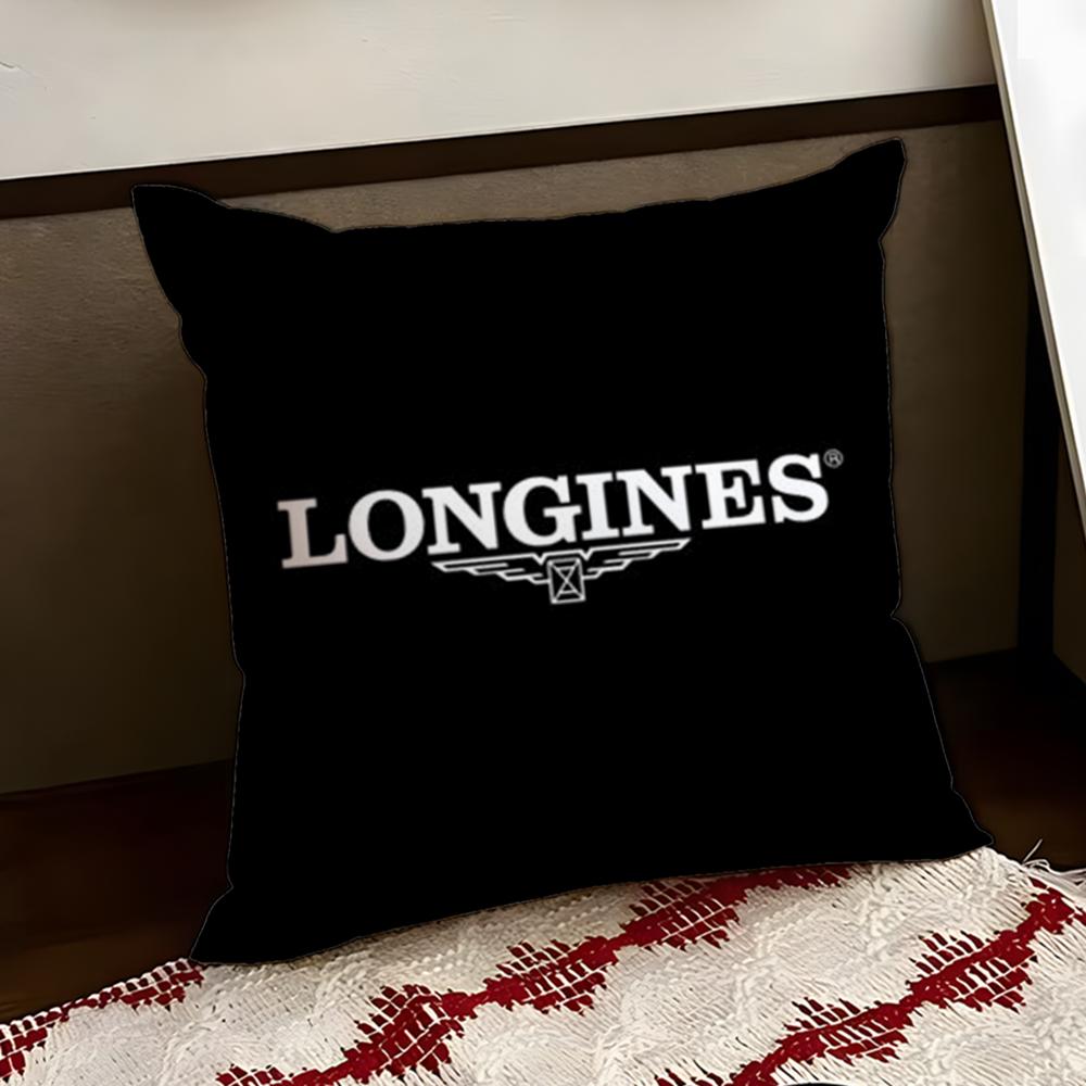 

Classic Brand LLongines Cushion Cover Reversible Soft Durable Pillow Cover Home Car MultiScene Use for Daily Comfort 30X30cm