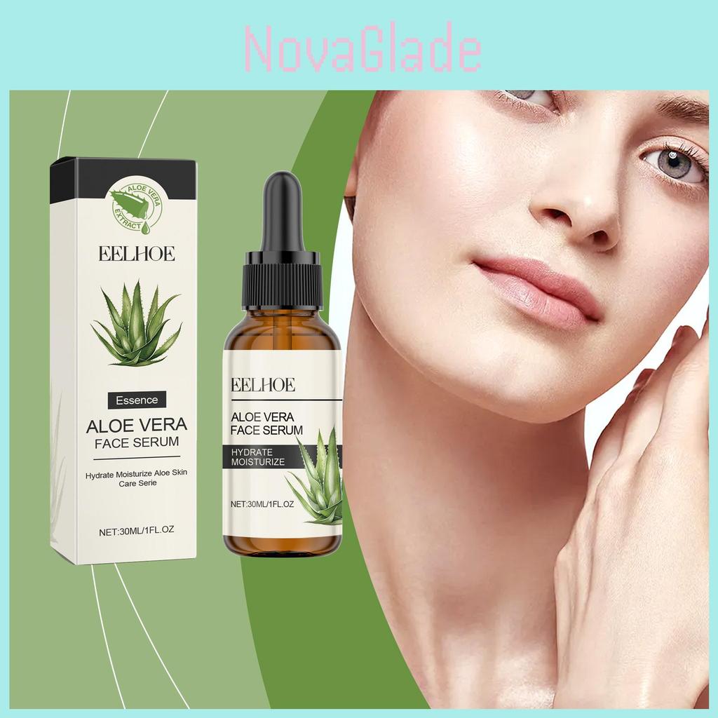Eelhoe Aloe Vera Skincare Essence Hydrating Brightening Moisturizing Facial Serum 30ml
