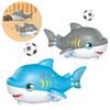 Fun Blowing Ball Swinging Shark Toy for Baby Sensory Development and Encouraging Crawling with Music Light Creative Gift