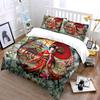 "Traditional Geisha with Red Parasol" Print Bedding Set Duvet Cover Pillowcases (1* Duvet Cover 2* Pillowcases Do Not Include Comforter)