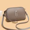 Fashi Solid Genuine Leather Shoulder Bag Trendy Middle-aged Mother Lady Mini Bag Designer First-layer Cowhide Crossbody Bags