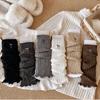 Harajuku Children's Leg Warmers Korean Style Embroidery Bow Socks Knitted Leg Cover  Children's