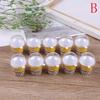 10pcs Mini Cup with Dome Lid DollHouse Popcorn Ice Cream Jewelry Accessory DIY Charms Plastic Cups Miniature