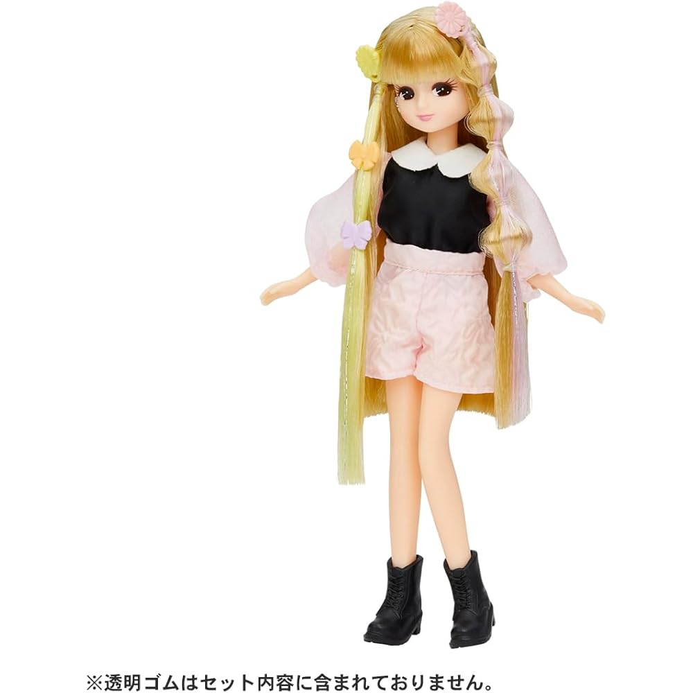 Takara Tomy Licca-chan Doll Exterika-chan Pink Deluxe Dress-Up Toy for Ages 3 and Up