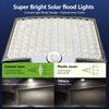 210/122/106 LED Solar Security Lights Outdoor Motion Sensor Waterproof 3 Modes Solar Flood Light Garden Sheds Patios Fences Gara