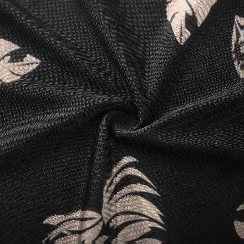 Abito elegante da donna a vita media con stampa floreale alla moda casual e spalle scoperte