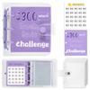 PVC Savings Challenges Book Mini Envelope Savings Challenge Easy To Use Money Saving Binder  Kids