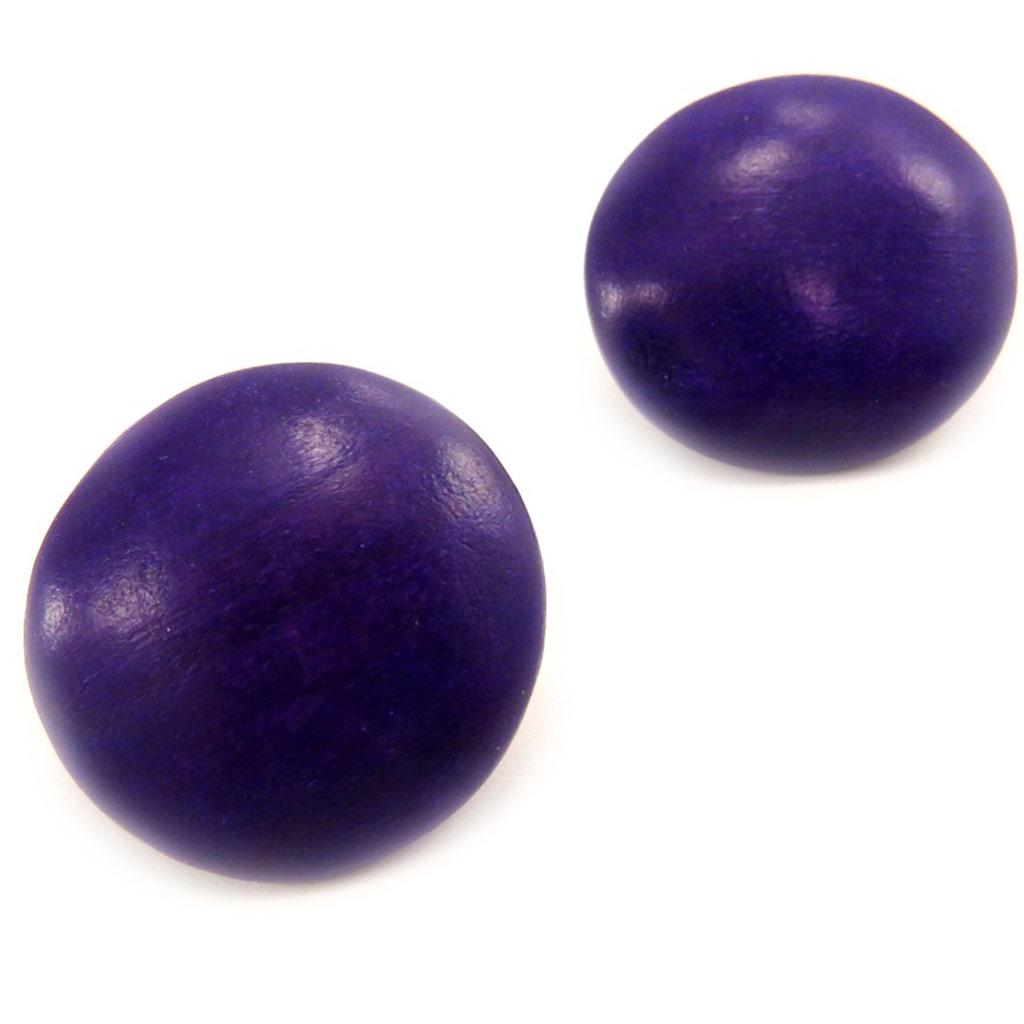 

Les Trésors De Lily [L5129] - Зажимы Purple Wood Amazonia (2,5 см)