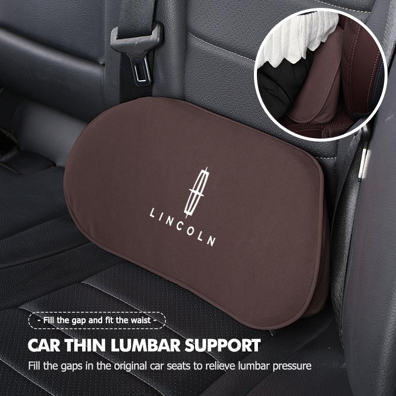 Car Seat Pillow Waist Protection Cushion Breathable Lumbar Support For Lincoln Mondeo MKZ MKX Aviator Navigator Continental tk2