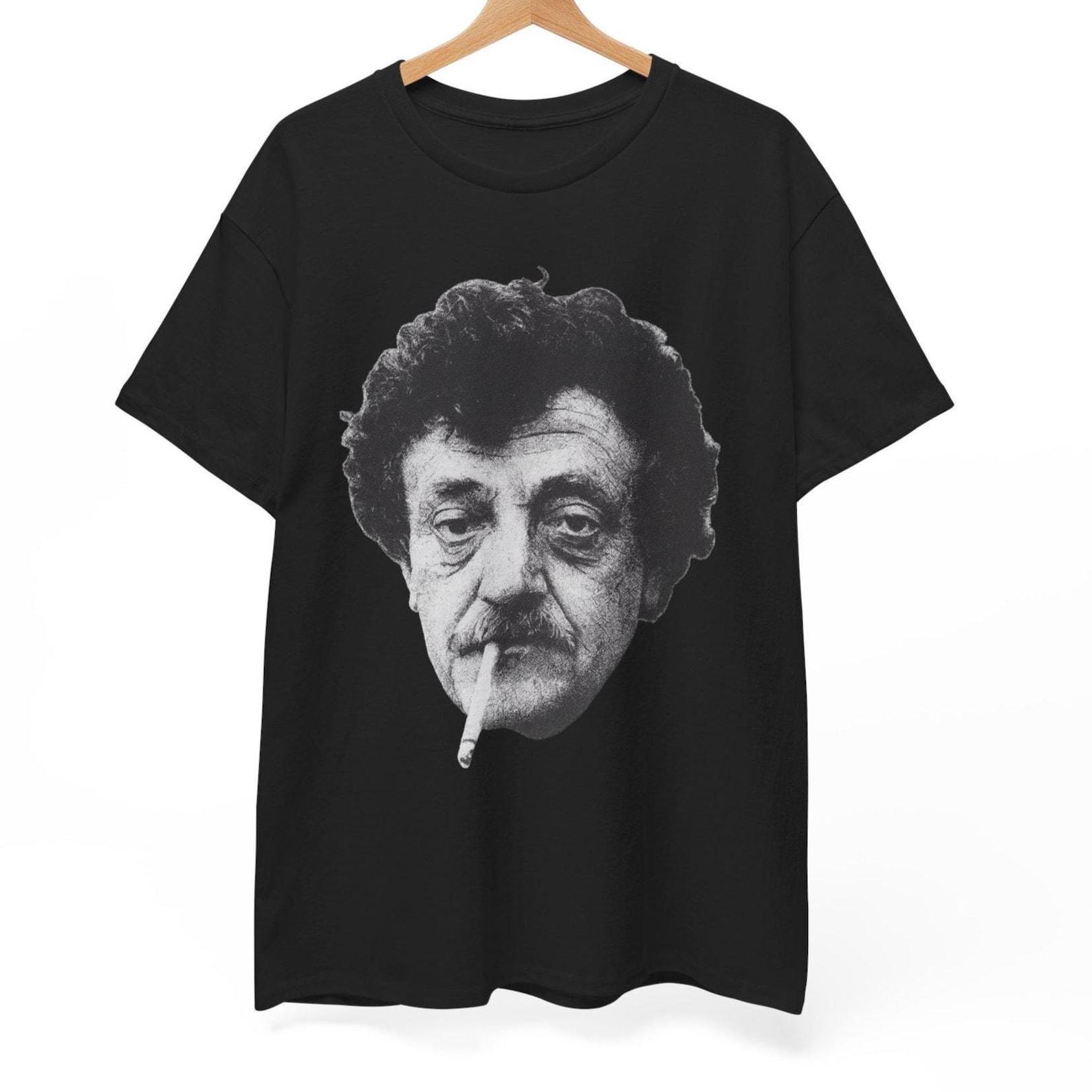Kurt Vonnegut T-Shirt: Literary Rebel Graphic Tee for Book Lovers S