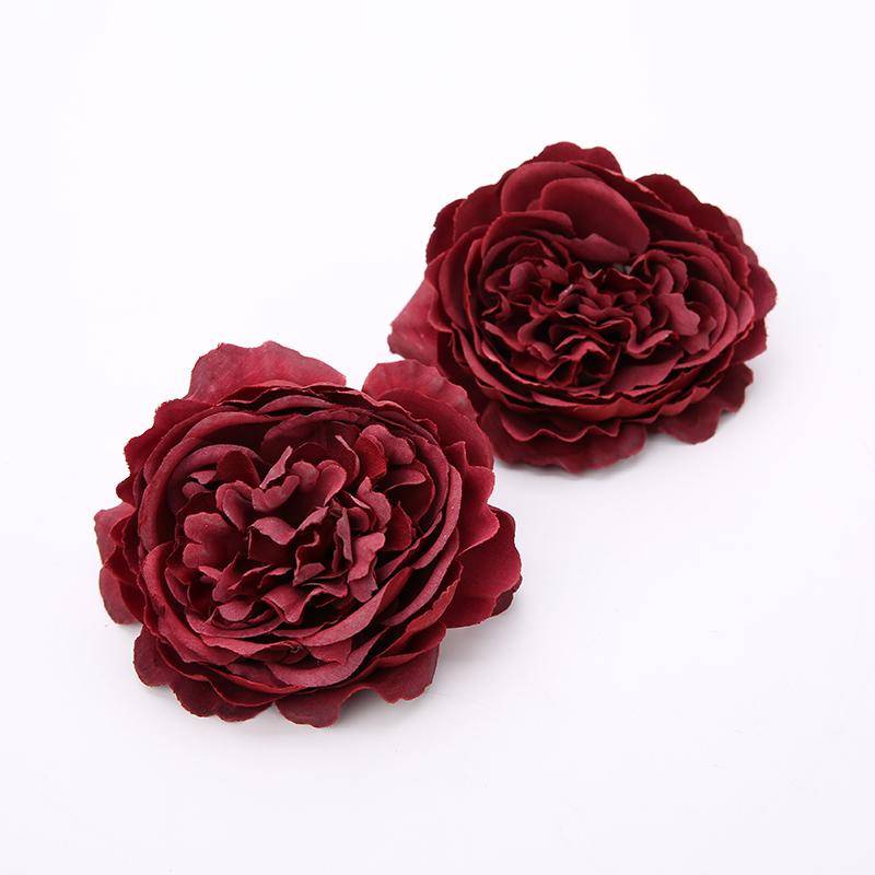 3/5Pcs Artificial Flower Head Party Birthdays for Home Room Decoration New Year's Wedding Decor Gifts Valentine's Day Supplies