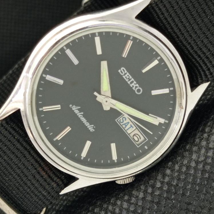 

Б/У винтажные часы SEIKO 5 AUTOMATIC 7009A JAPAN MENS D/D BLACK WATCH 593c-a314912-2 SKU593c-a314912