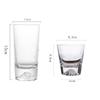 310ml/350ml Wine Glass Dark Engraved Star Fuji Mountain Glass Ancient Crystal Glass Whisky Glass Foreign Wine Glass Beer Glass