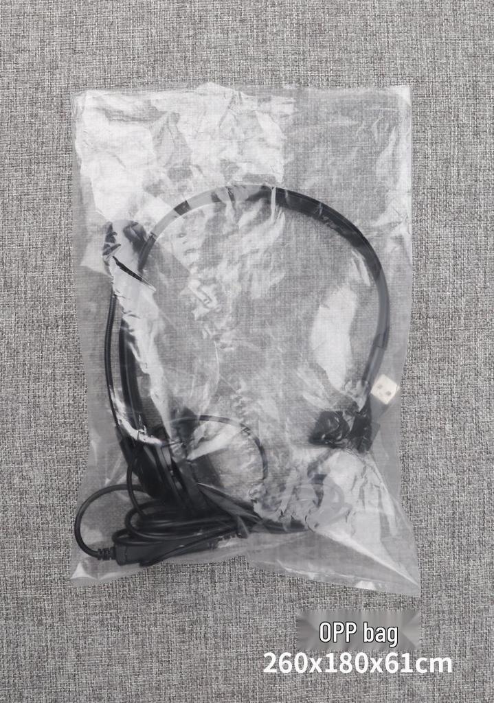 Single-Ear Wired USB Headset with Mic and Customizable Logo