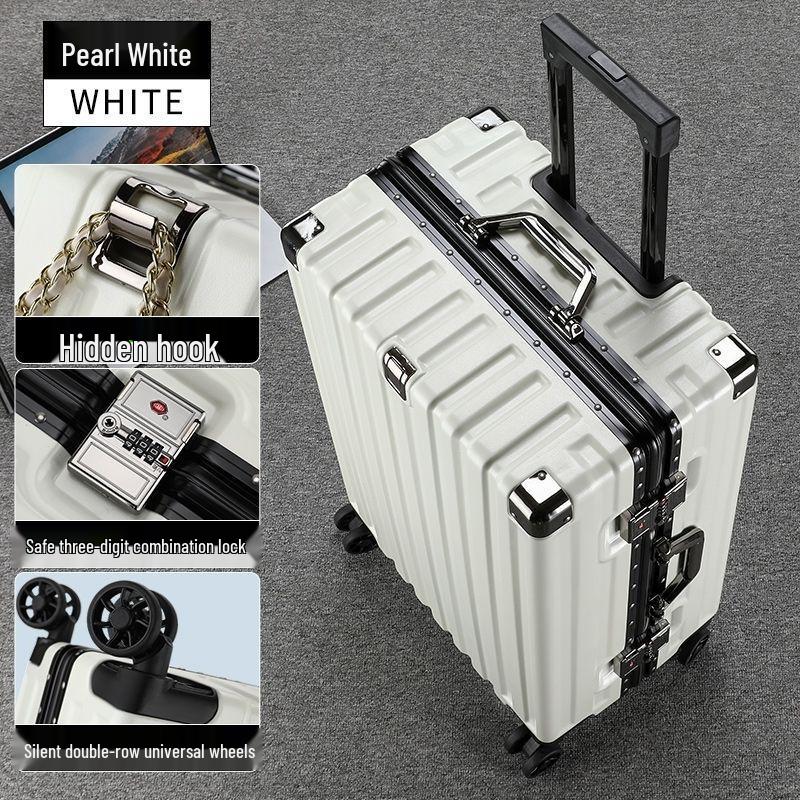 20-inch Scratch & Wear-Resistant Multifunctional Travel Trolley Suitcase