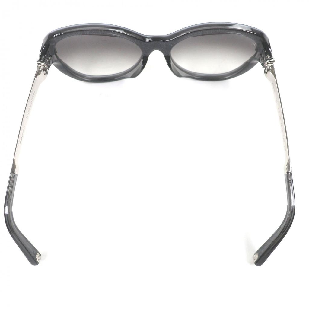 Great LOUIS VUITTON sunglasses Petite Spson Cateye Glitter black Used